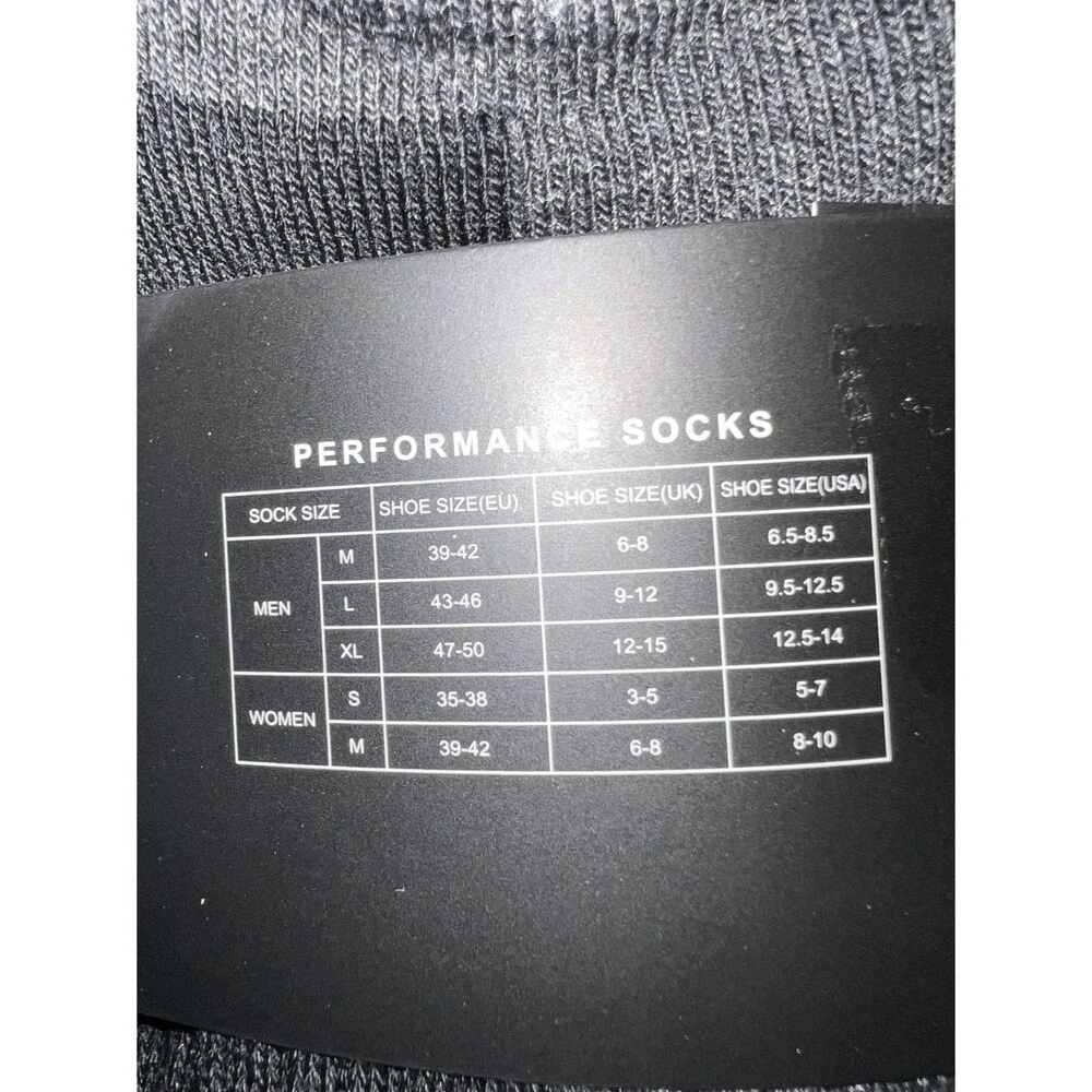Amazon‎ Essentials unisex Cotton Cushioned Performance Socks 6 Pairs Breathable